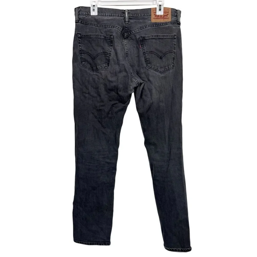 Levi's 511 Grey Wash 34x32 Slim Leg Jeans